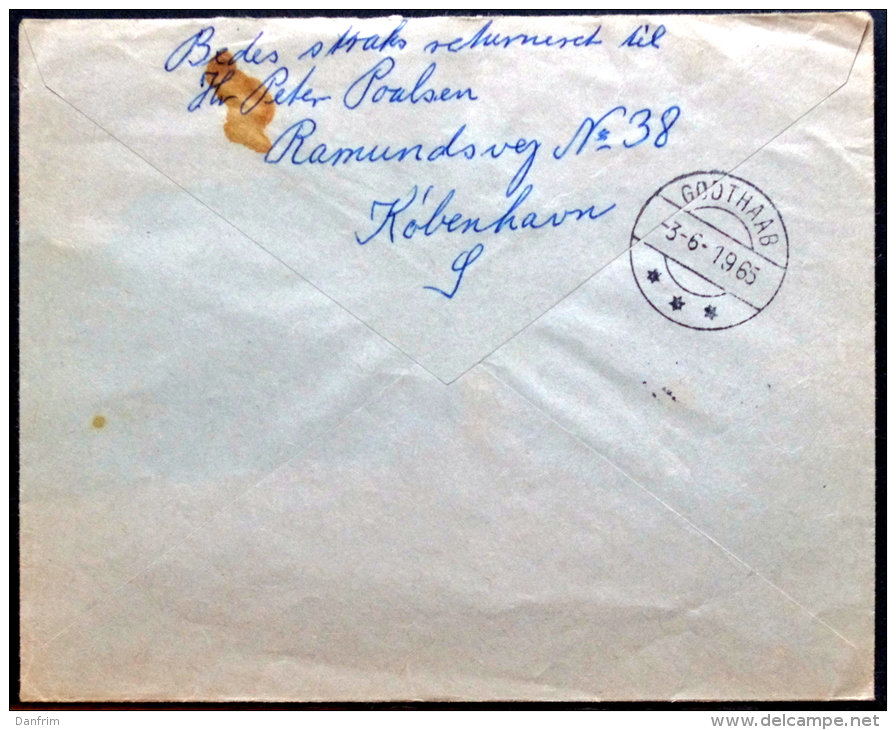 Greenland,1965  First Greenlandair Flight By Sikorsky Helicopter  (Lot 2419 ) - Cartas & Documentos