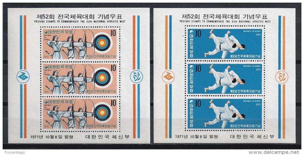 COREA DEL SUR 1971 - Yvert #H222/23 - MNH ** - Korea (Süd-)