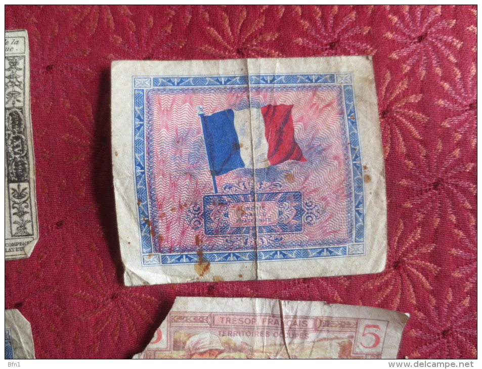 FRANCE - ASSIGNAT DE 15-SOLS - 2 FRS 1944- 10 FRS 1944- 5 FRS TRESOR FRANCAIS - VOIR PHOTOS - Other & Unclassified