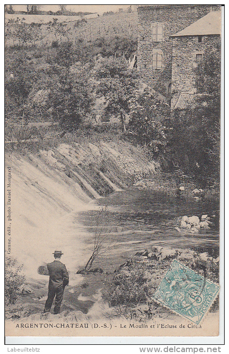 ARGENTON CHATEAU - Le Moulin Et L'écluse De Ciron - Argenton Chateau