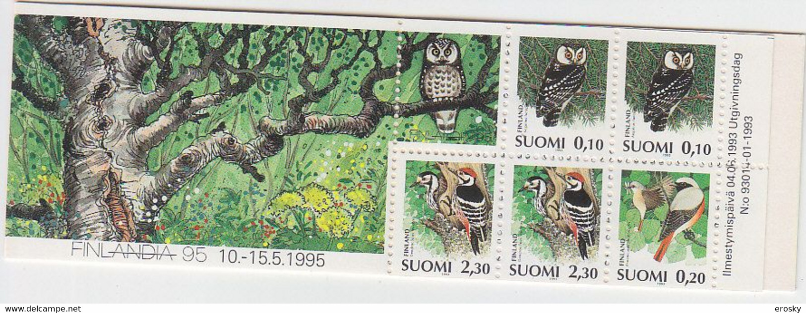 E612 - FINLANDE FINLAND Yv N°C1180 CARNET ** ANIMAUX ANIMALS - Carnets