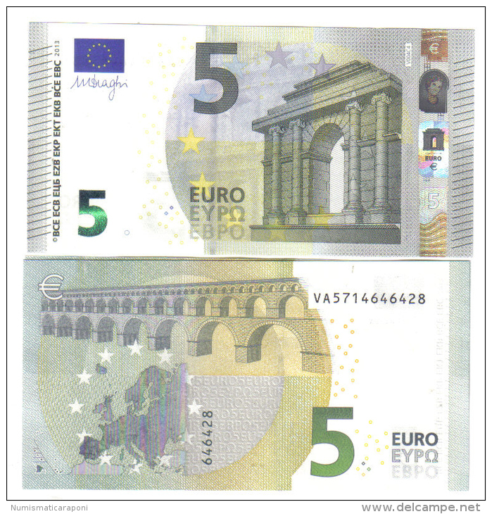 5 €  Spagna VA Mario Draghi V004C4 FDS Cod.€.089 - 5 Euro