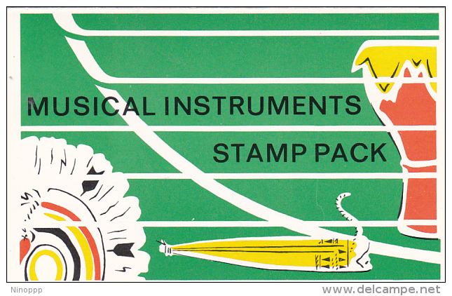 Papua New Guinea 1990 Musical Instruments Stamp Pack PPNG 113 - Papua New Guinea