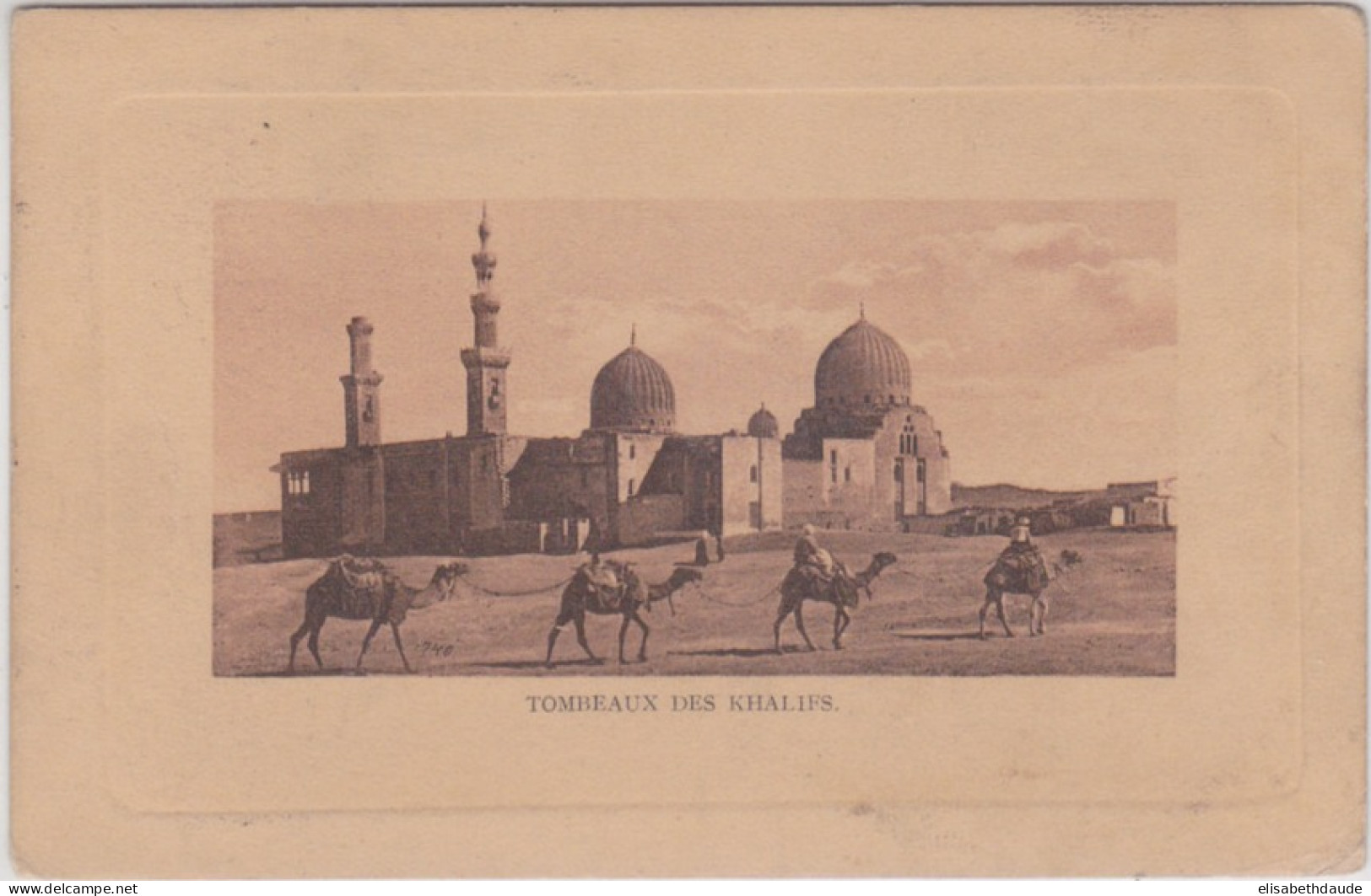 1914 - CARTE POSTALE EGYPTIENNE EXPEDIEE De KAZAN ? Pour PARIS - Storia Postale