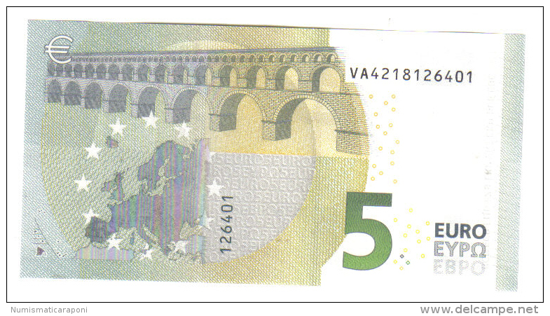 5 €  Spagna VA Mario Draghi V003D6 FDS Cod.€.092 - 5 Euro