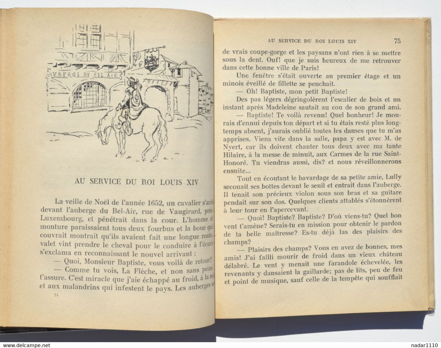 Enfantina / PIERRE PROBST - LULLY, PETIT VIOLON DU ROI - EO 1950, Editions De L'Amitié - Bibliothèque De L'Amitié