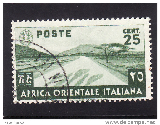 P - 1938 Africa Orientale Italiana - Soggetti Vari - Africa Oriental Italiana