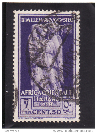 P - 1938 Africa Orientale Italiana - Augusto - Africa Oriental Italiana