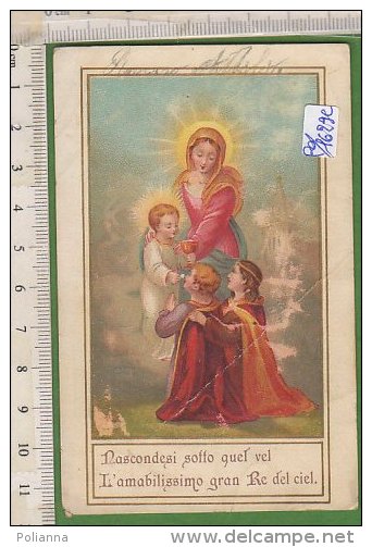 PO1629C# SANTINO - GESU' BAMBINO - PRIMA COMUNIONE - Images Religieuses