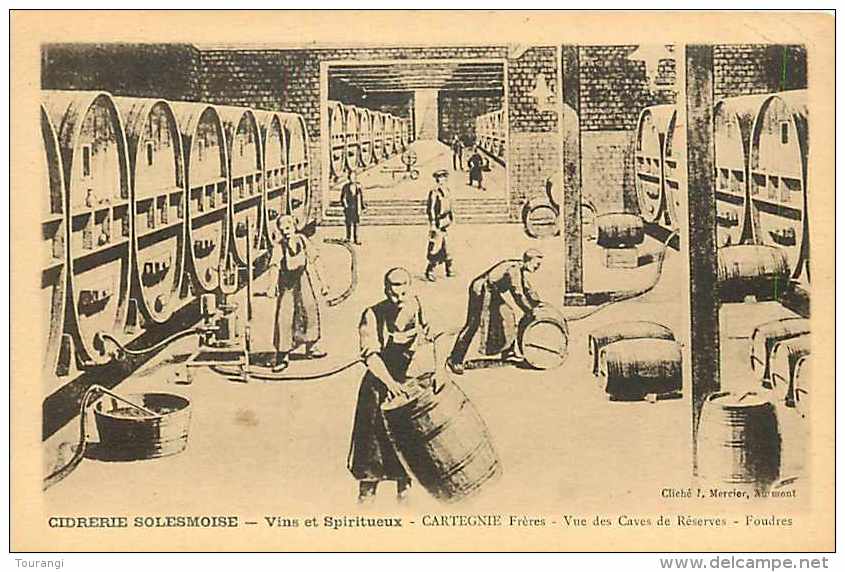 Sept13 956 : Solesmes  -  Confiserie  -  Cartegnie Frères  -  Caves De Réserves  -  Foudres - Solesmes