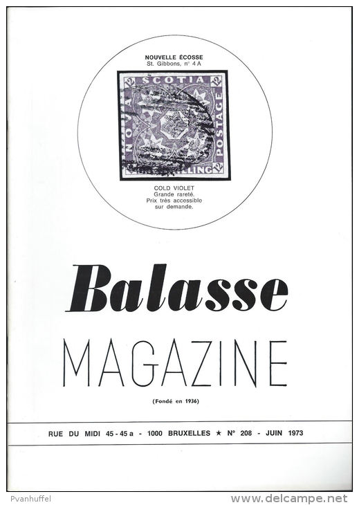 [BKB106] Balasse Magazine 208 - Juin 1973 - French (from 1941)