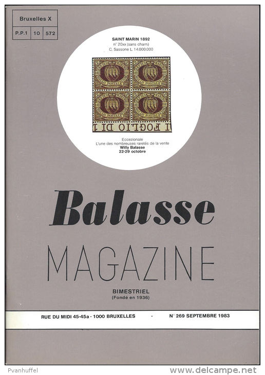 [BKB107] Balasse Magazine 269 - Septembre 1983 - French (from 1941)