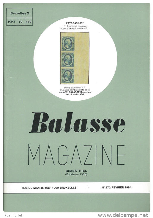 [BKB108] Balasse Magazine 272 - Fevrier 1984 - Français (àpd. 1941)