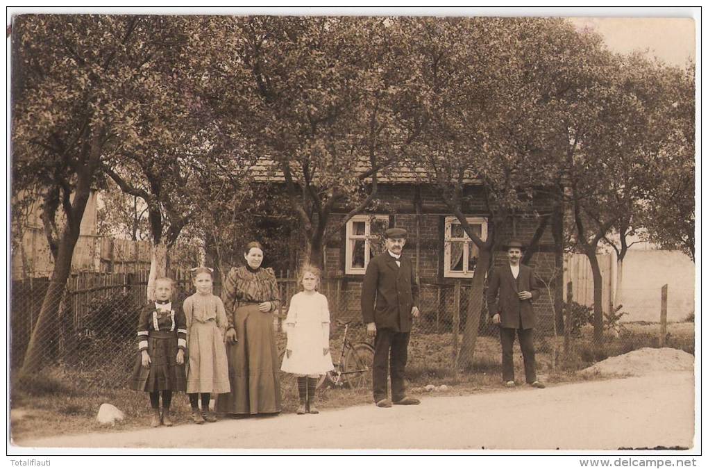 Bornsdorf Heideblick Kr Dahme Spreewald Einzelhaus Mit Einwohner 7.6.1920 Datiert Private Fotokarte - Dahme