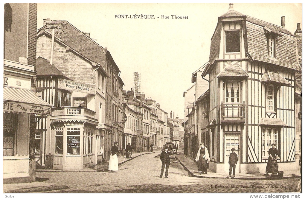 La Normandie Pont L'éveque Rue Thouset Pierre Poulard Serrurerie -cycles Tres Bon état !! - Pont-l'Evèque