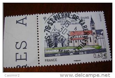 OBLITERATION RONDE  SUR TIMBRE NEUF COLLEGE NOTRE DAME YVERT 4743 - Used Stamps