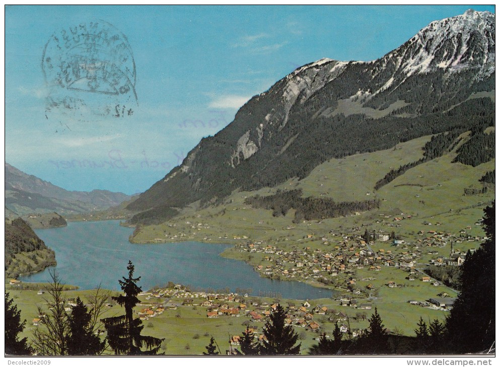 B75760 Lungern Mit Lungernsee  2 Scans - Lungern