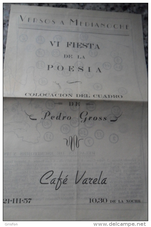 Cafe Varela Fiesta De Poesia - Autres & Non Classés