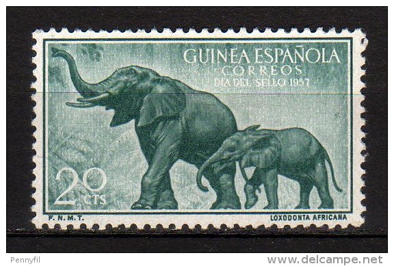 GUINEA ESPANOLA - 1957 YT 386 (*) - Guinée Espagnole