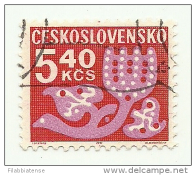 1971 - Cecoslovacchia S 102 Segnatasse C2653   ----- - Timbres-taxe