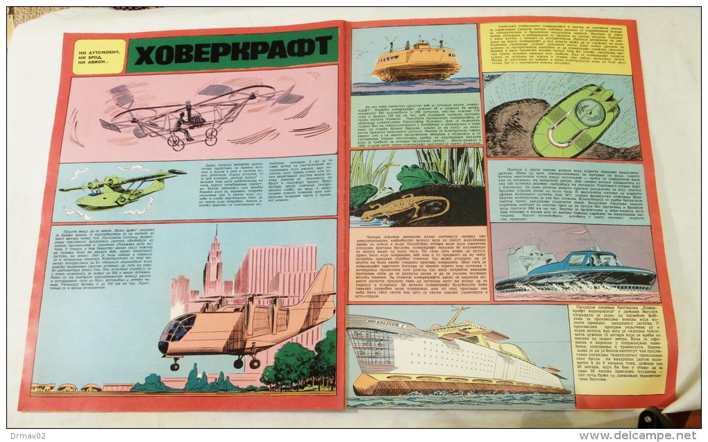 HOVERCRAFT - POSTER, Story & Information / Aéroglisseur Luftkissenfahrzeug - Other & Unclassified