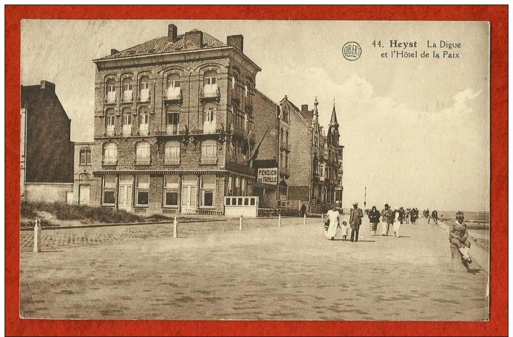 C.P.Belgique - Heyst - L´Hotel De La Paix. - Heist