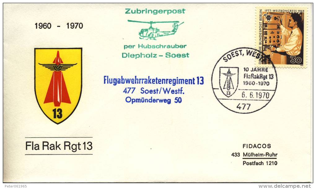 Envelop / Kuvert Deutsche Bundespost Berlin - 1970 - Brieven En Documenten