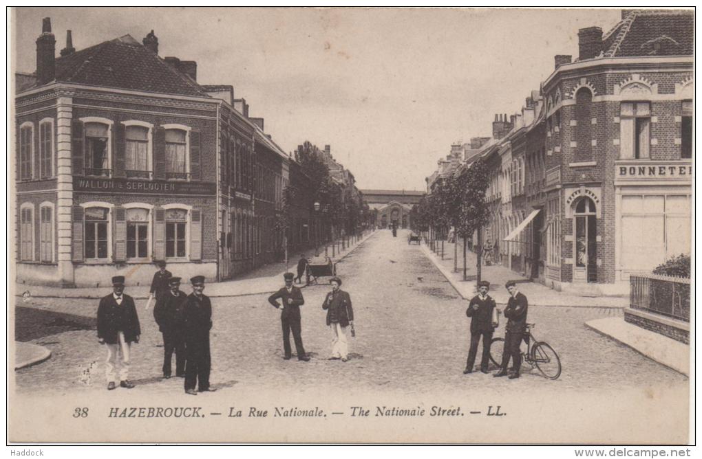 HAZEBROUCK:LA RUE NATIONALE - Hazebrouck