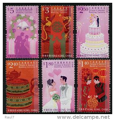 HONG KONG 2013 - Mariages - 6val Neufs // Mnh - Unused Stamps