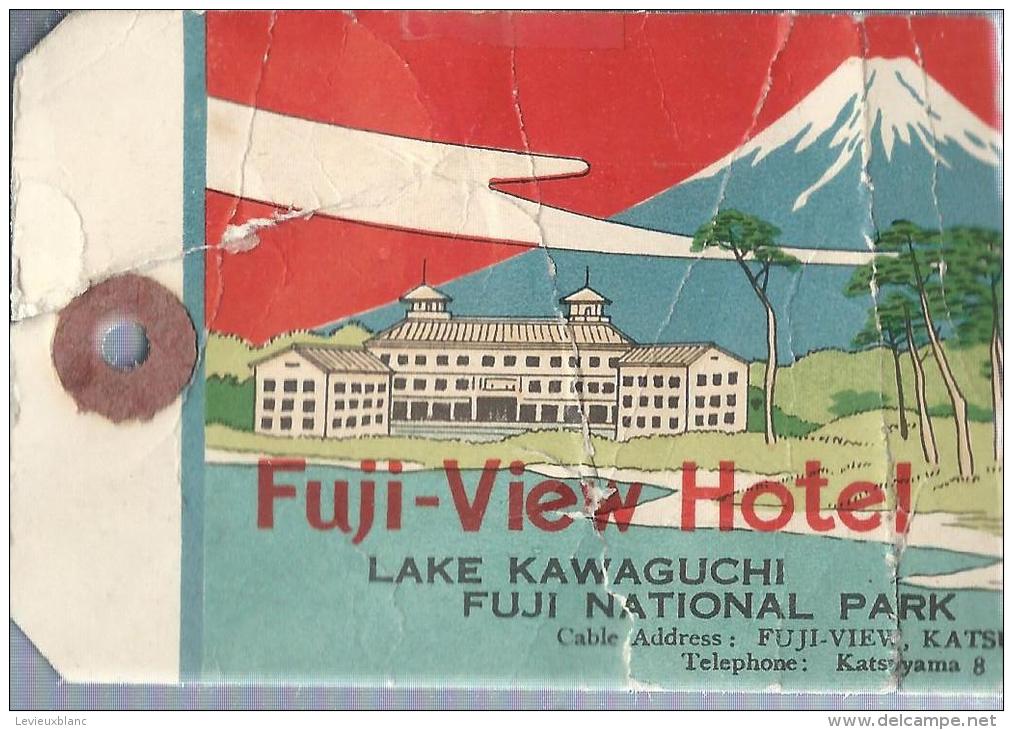 Japon/ Fuji-View Hotel/Lake Kawaguchi/Fuji National Park/ Années 1960-1970       JAP1 - Adesivi Di Alberghi