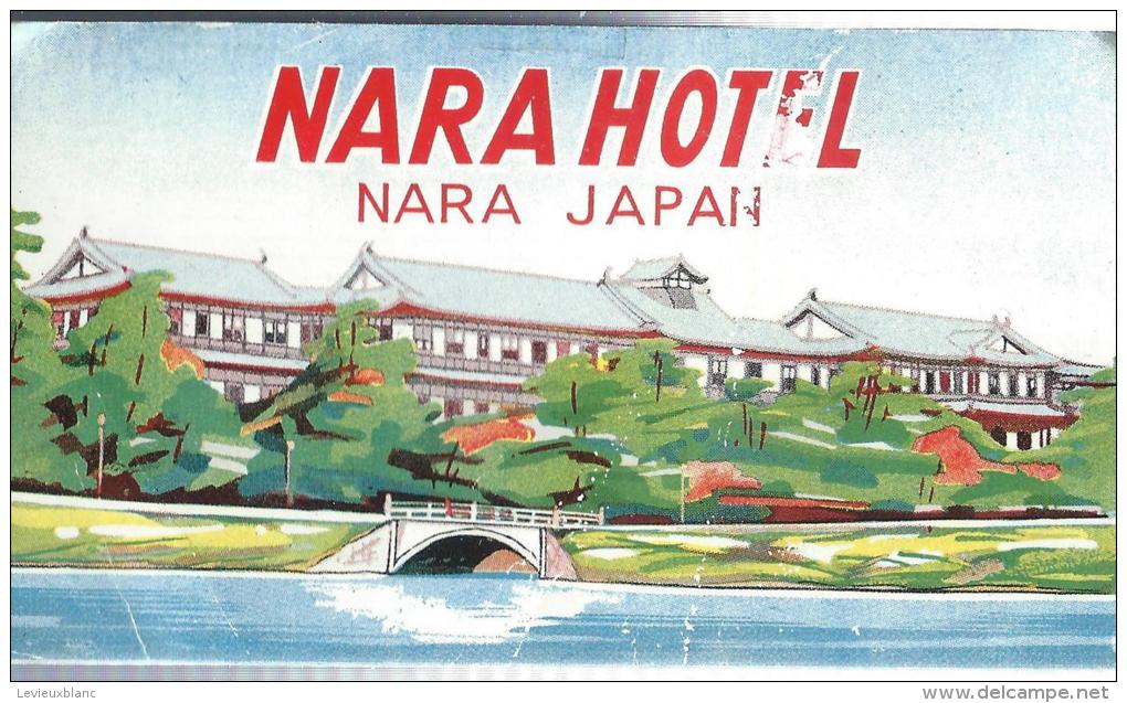 Japon/NARA Hotel/ Années 1960-1970       JAP2 - Etiquettes D'hotels
