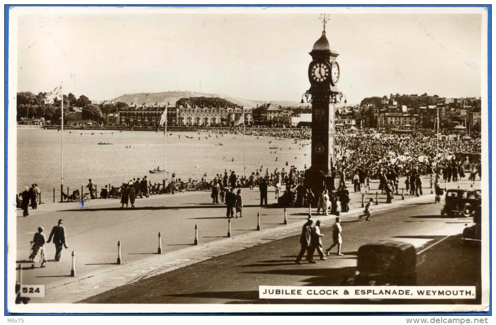 ROYAUME UNI / UK : WEYMOUTH JUBILEE CLOCK & ESPLANADE - Weymouth