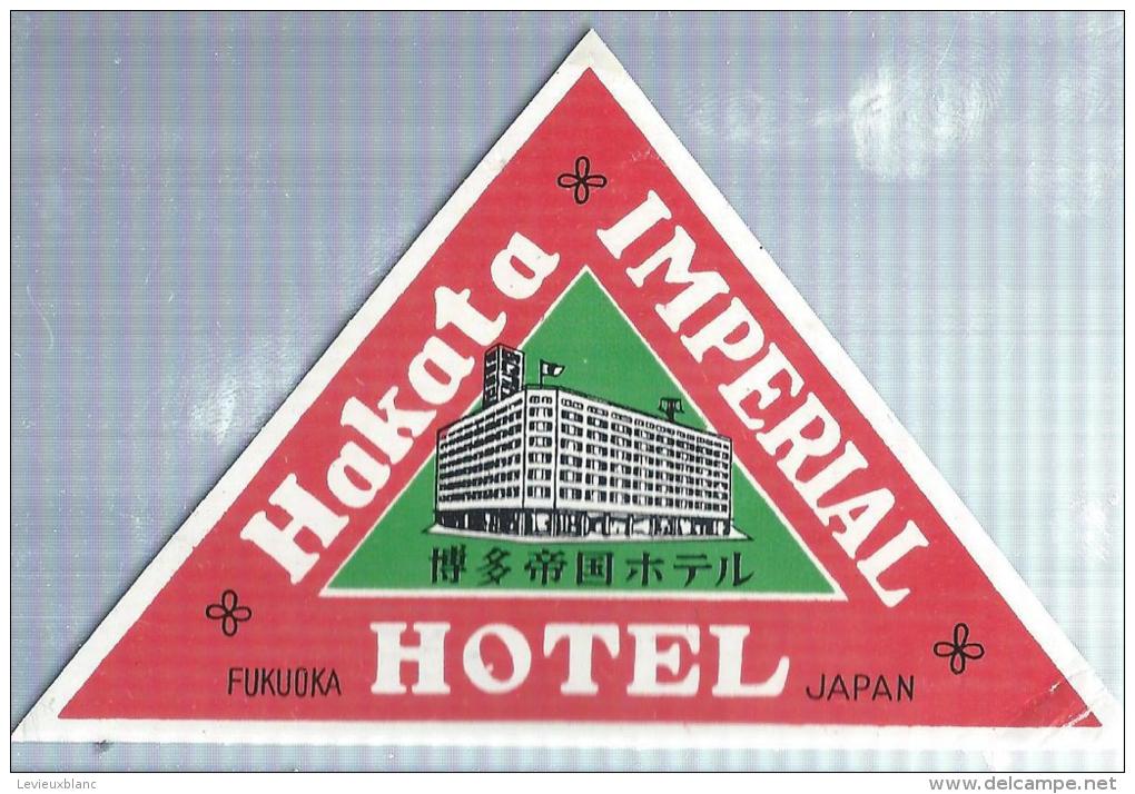 Japon/Hakata Imperial Hotel /FUKUOKA/ Années 1960-1970       JAP5 - Hotelaufkleber