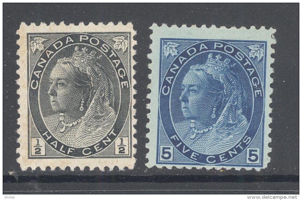 CANADA, 1898 Half En 5 Cents Unused, Cat &pound;115 - Unused Stamps