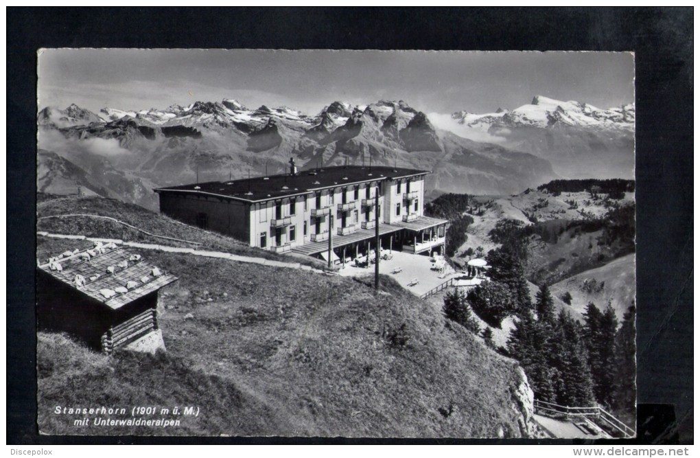 F958 Stanserhorn Hotel Mit  Unterwaldneralpen - Ed. Postkartenverlag Engelberger, Stans 3703 - Used 1965 - Stans