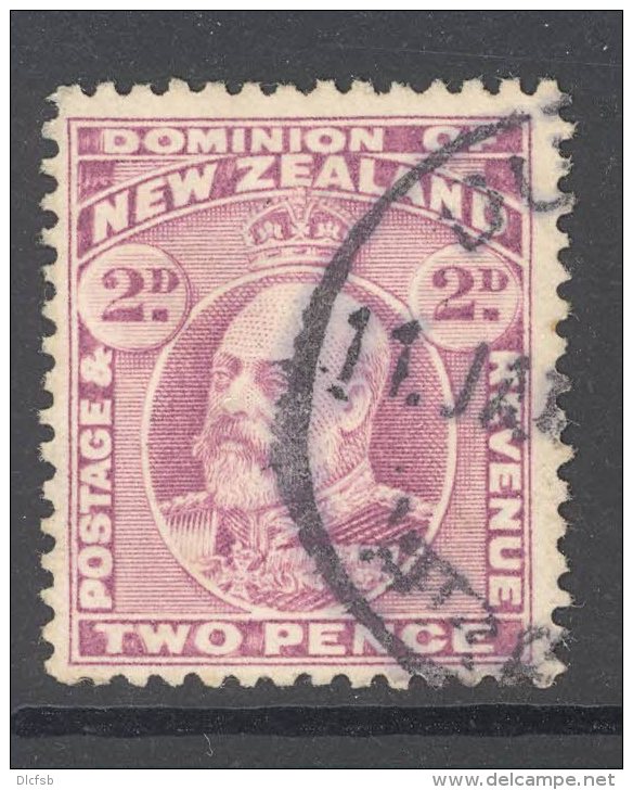 NEW ZEALAND, 1908 2d (P14x14.5 Comb) Fine Used, Cat &pound;6.50 - Usados