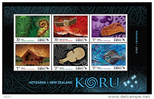 New Zealand 2013 - Matariki 2013 , Koru - BF Neuf // Mnh - Unused Stamps