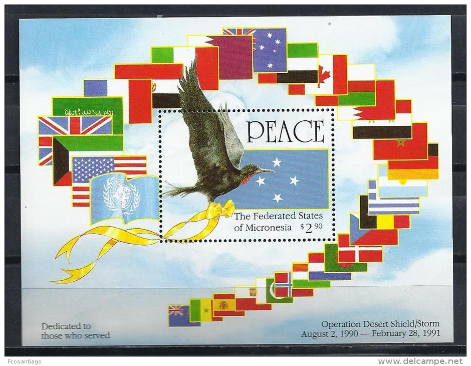 BANDERAS - MICRONESIA 1991 - Yvert #H9 - MNH ** - Francobolli