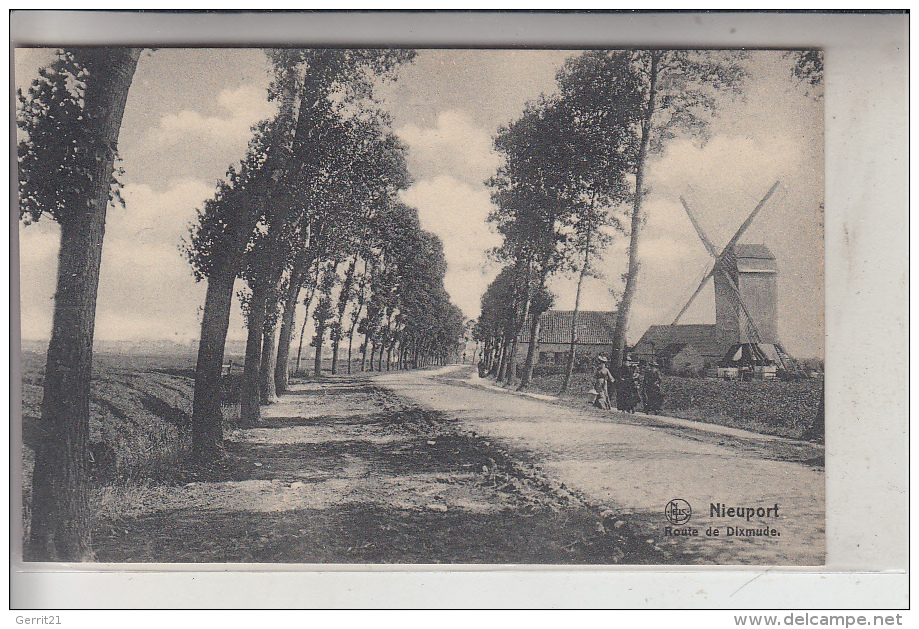 B 8620 NIEUWPOORT, Route De Dixmuide, Molen - Windmühle - Mill - Nieuwpoort