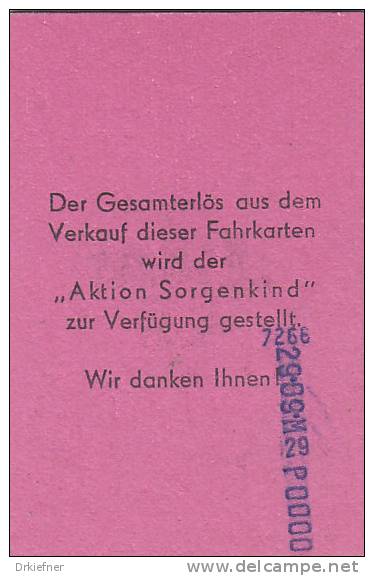 Fahrschein Zum S-Bahn-Start Im Verkehrsverbund Stuttgart 29.+30.9.1978, Auf Strecke 7266 Entwertet - Europe