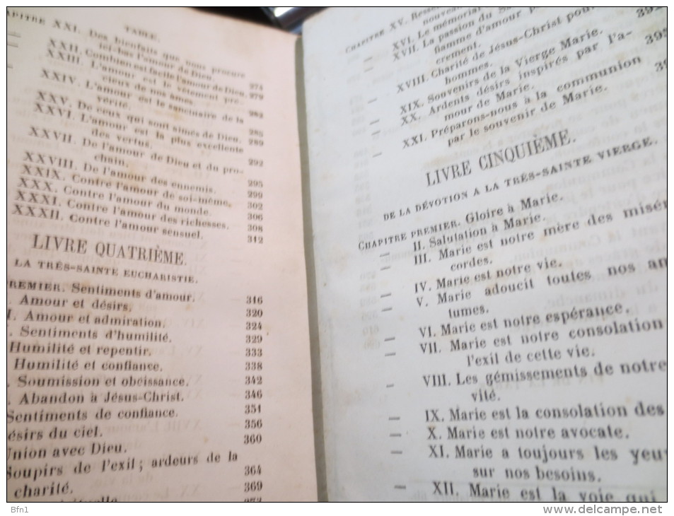 LES SAINTES DELICES DE L'AMOUR DIVIN- 1856- SOLILOQUES DU CŒUR- VOIR PHOTOS