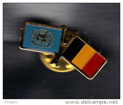 PIN NATIONS UNIES BELGIUM.  (3SP53) - Autres & Non Classés