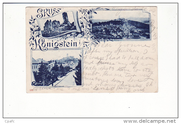 Gruss Aus Konigstein - Koenigstein (Saechs. Schw.)