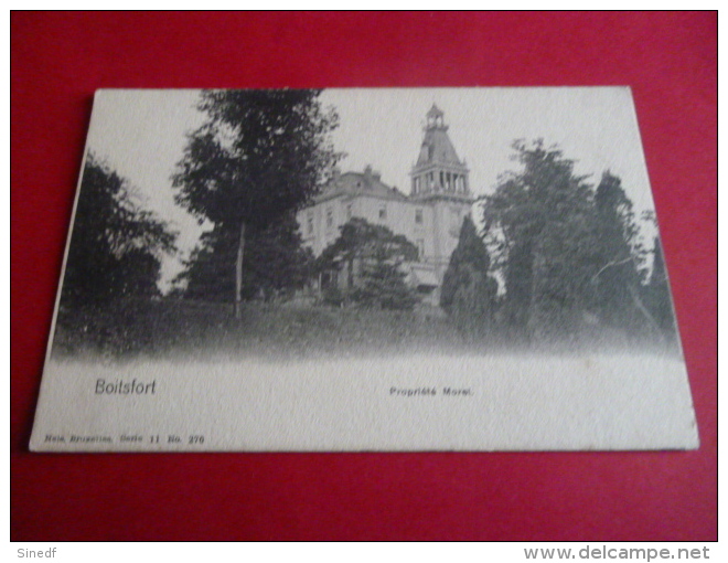 BOITSFORD  Propriete MOREL Carte Precurseur Non Circulee Edit NELS Bruxelles Serie 11 N° 270 Belgique - Watermael-Boitsfort - Watermaal-Bosvoorde