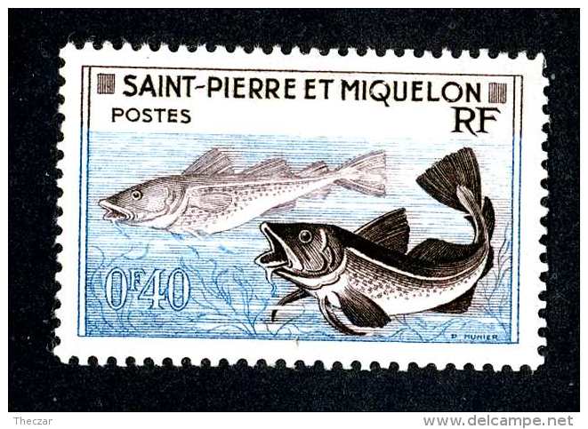 4689x)  St Pierre & Miquelon 1957 - Scott # 351  ~mnh**~ Offers Welcome! - Unused Stamps