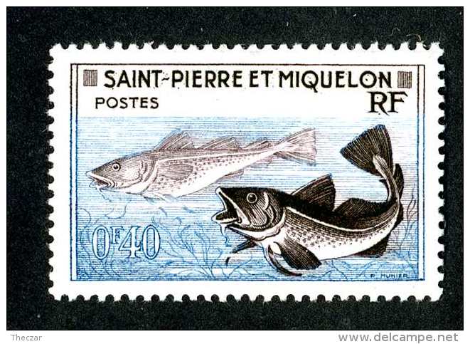 4690x)  St Pierre & Miquelon 1957 - Scott # 351  ~mnh**~ Offers Welcome! - Unused Stamps