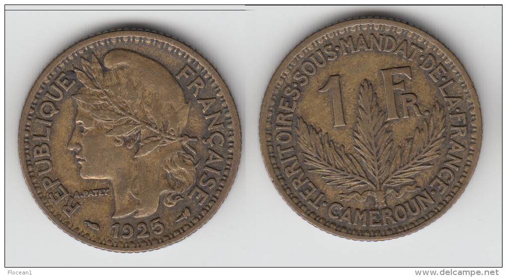 **** CAMEROUN - CAMEROON - 1 FRANC 1925 MARIANNE **** EN ACHAT IMMEDIAT !!! - Cameroun