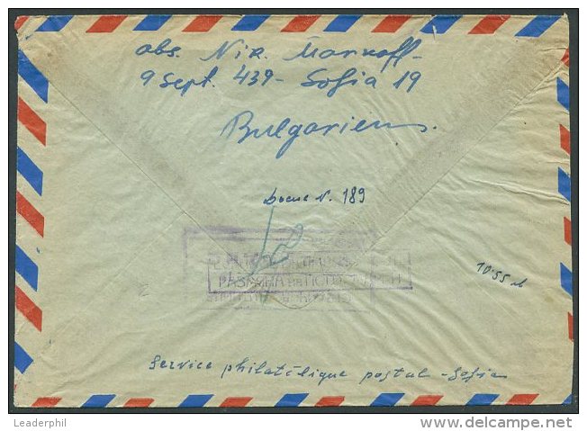 BULGARIA TO ARGENTINA Registered Air Mail Cover VF - Lettres & Documents
