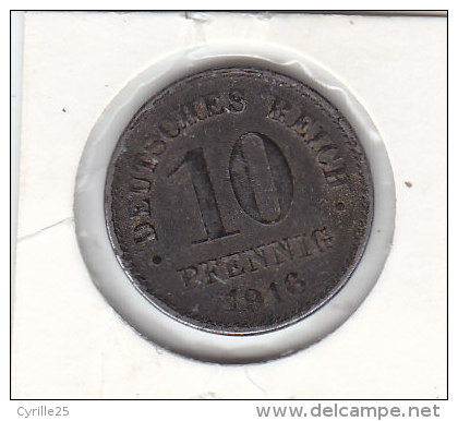 10 PFENNIG Fer 1916 A - 10 Pfennig