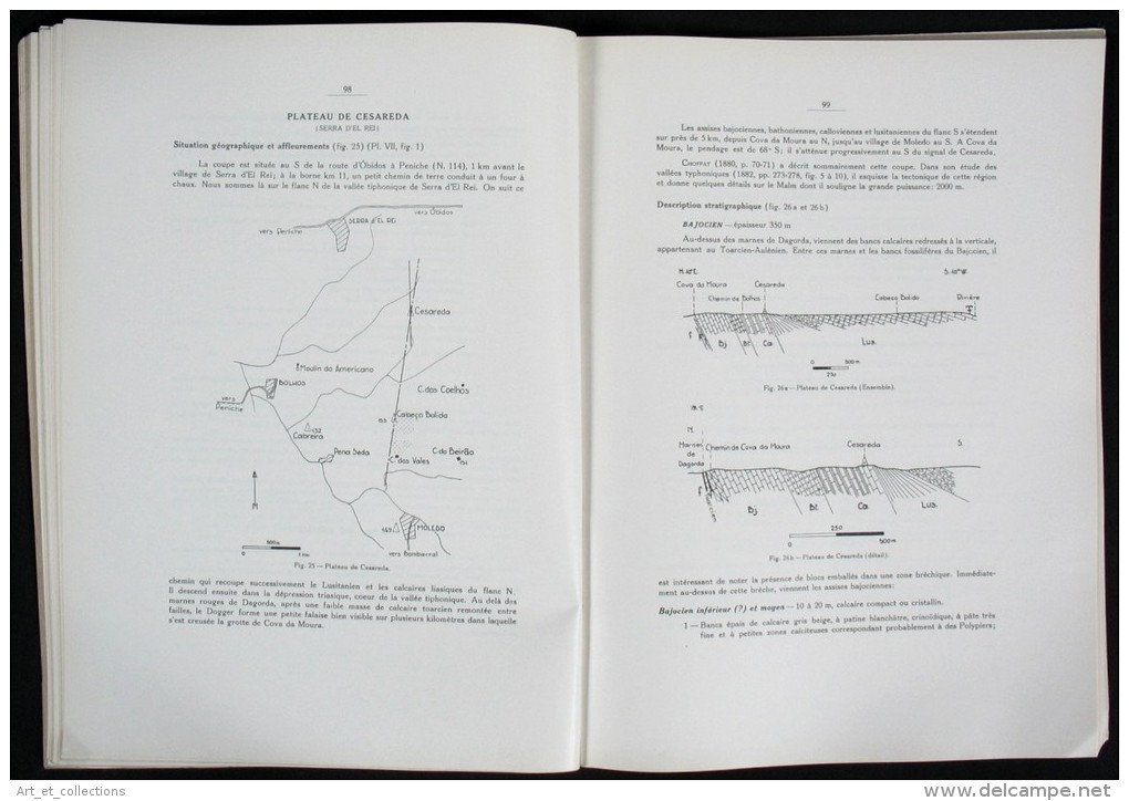 Études Stratigraphiques Sur Le DOGGER Et Le MALM Inférieur Du Portugal Du Nord Du Tage / Lisbonne 1961 - Arqueología